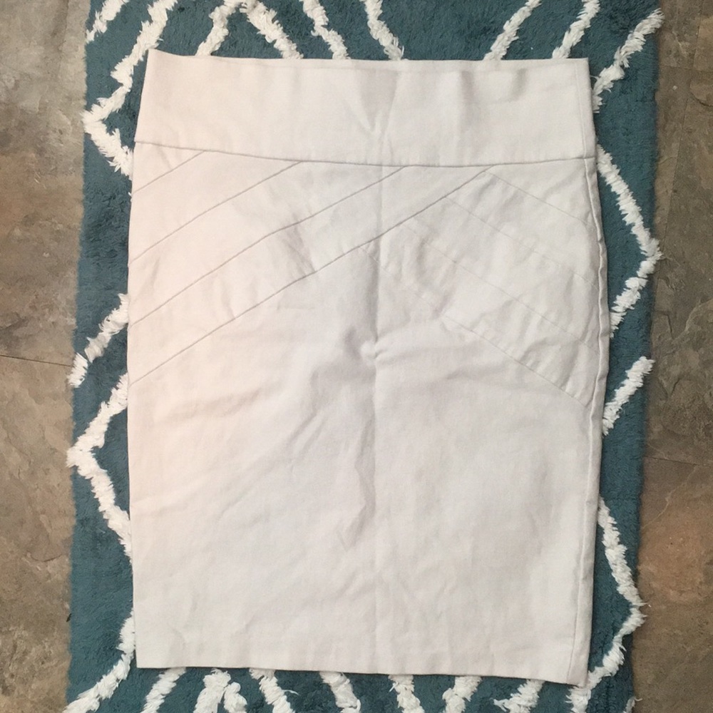White Pencil Skirt
